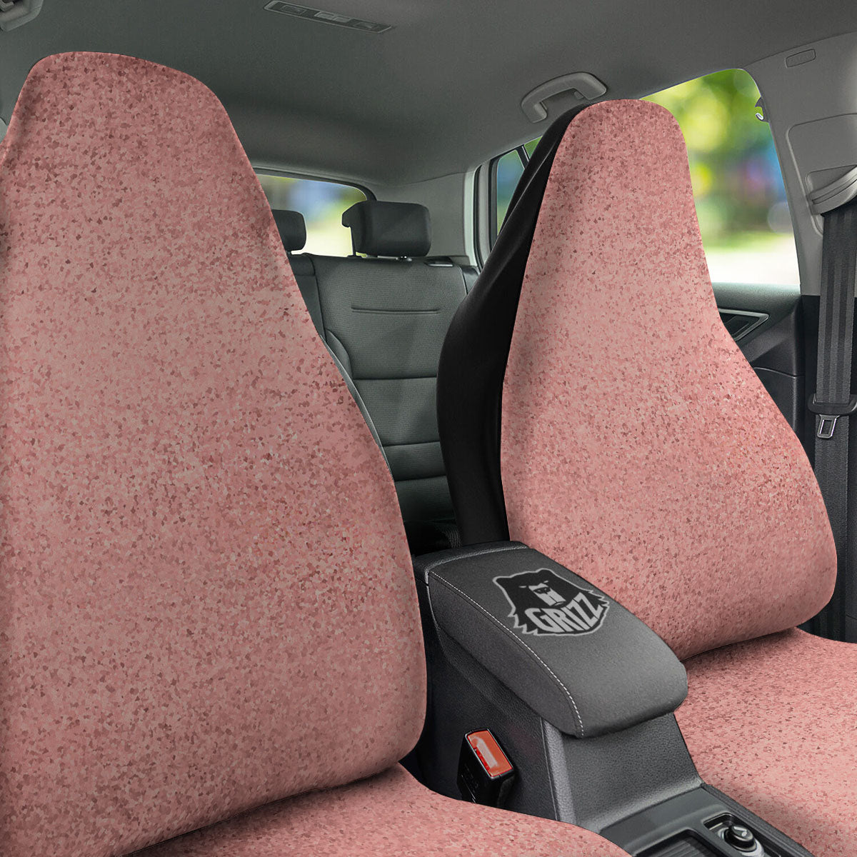 Rose Gold Texture Print Car Seat Covers-grizzshop