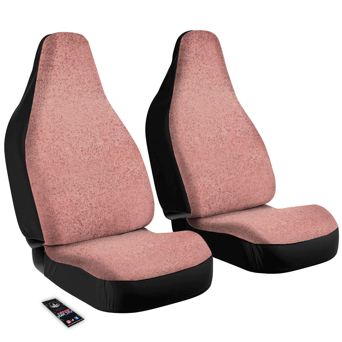 Rose Gold Texture Print Car Seat Covers