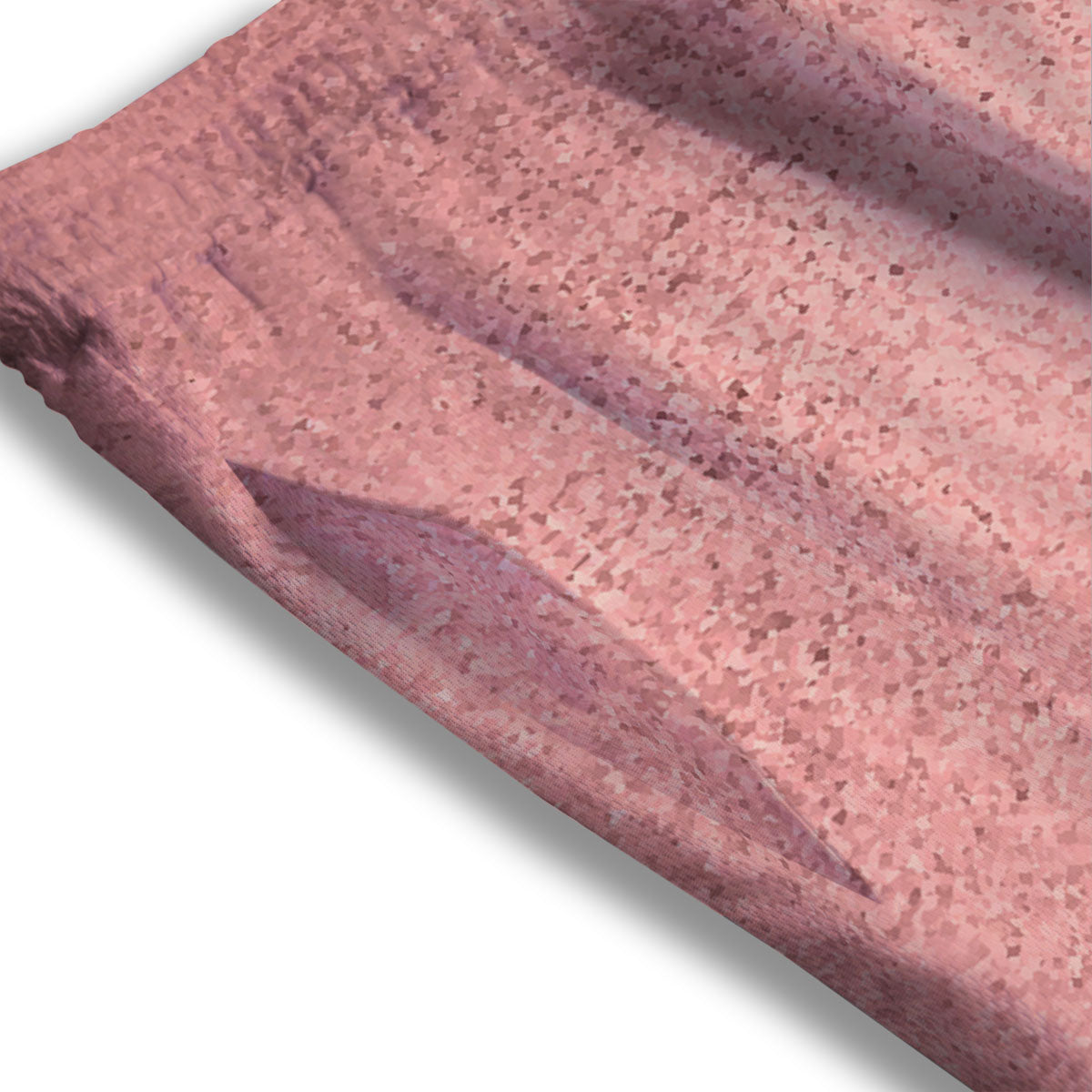 Rose Gold Texture Print Mesh Shorts