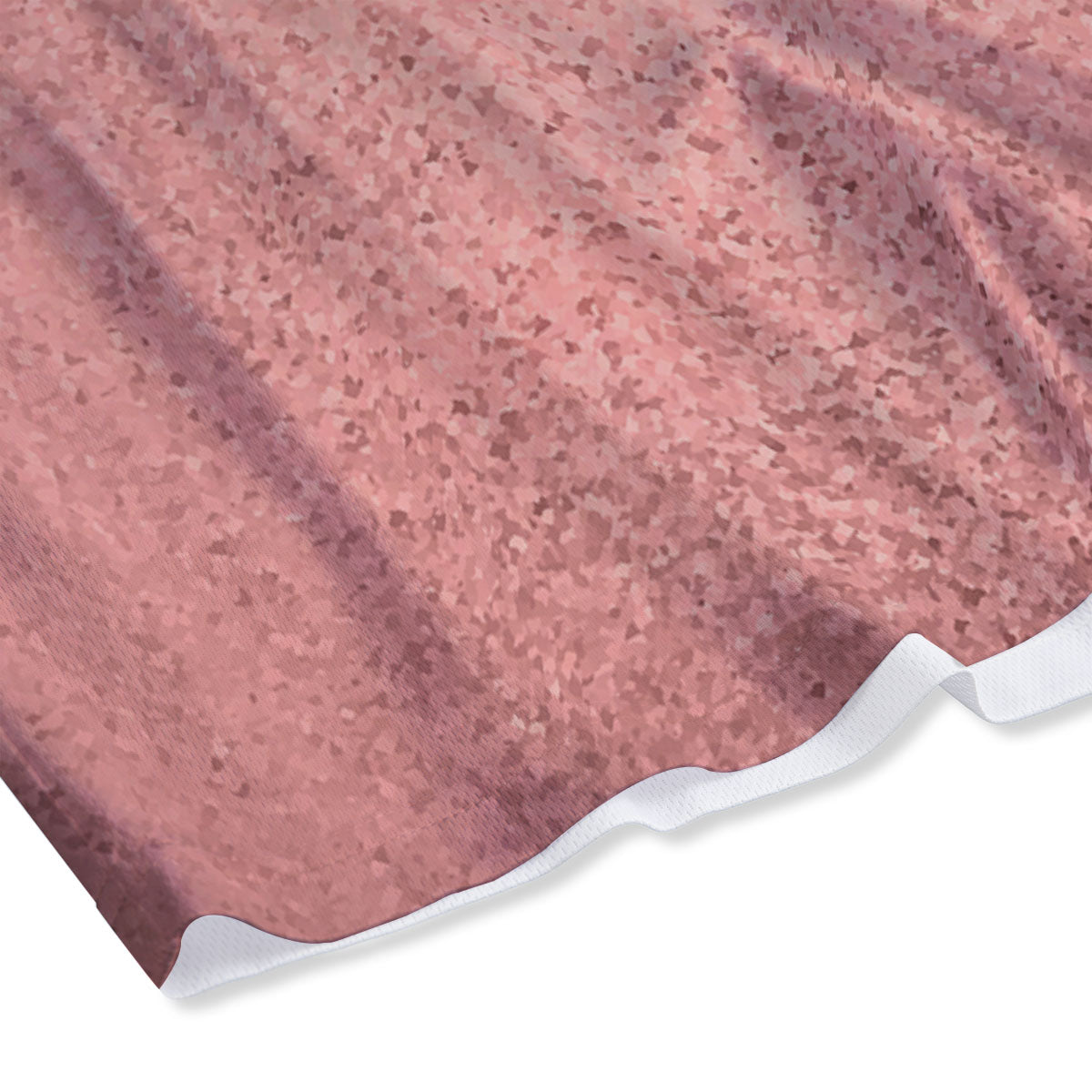 Rose Gold Texture Print Mesh Shorts