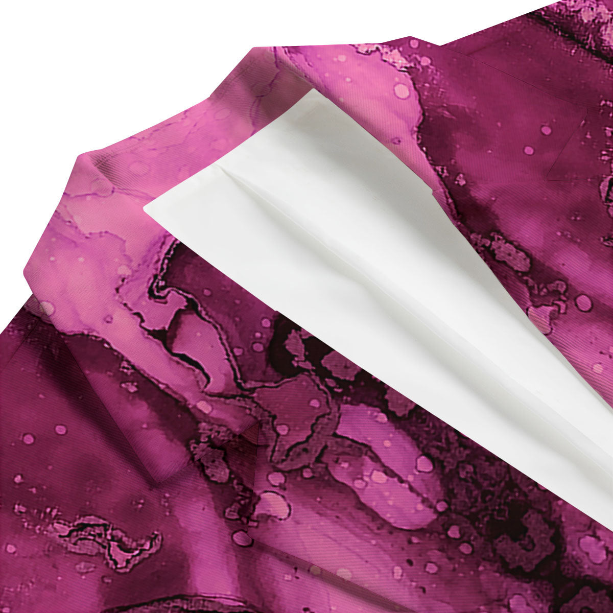 Rose Kaleidoscope Pink Print Men's Blazer-grizzshop