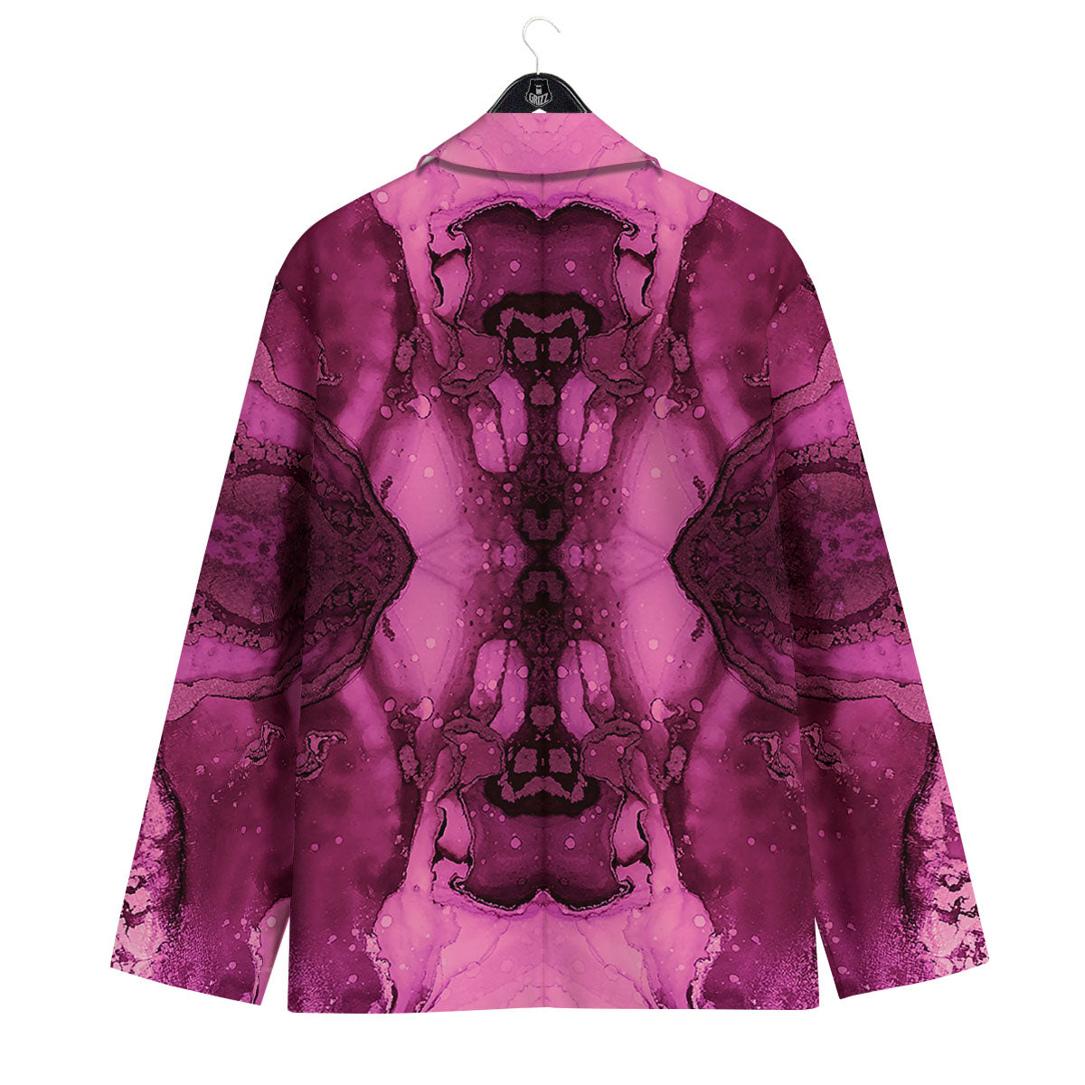Rose Kaleidoscope Pink Print Men's Sport Coat-grizzshop