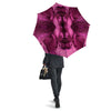 Rose Kaleidoscope Pink Print Umbrella-grizzshop