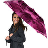 Rose Kaleidoscope Pink Print Umbrella-grizzshop