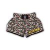 Rose Monarch Butterfly Pattern Print Muay Thai Boxing Shorts-grizzshop