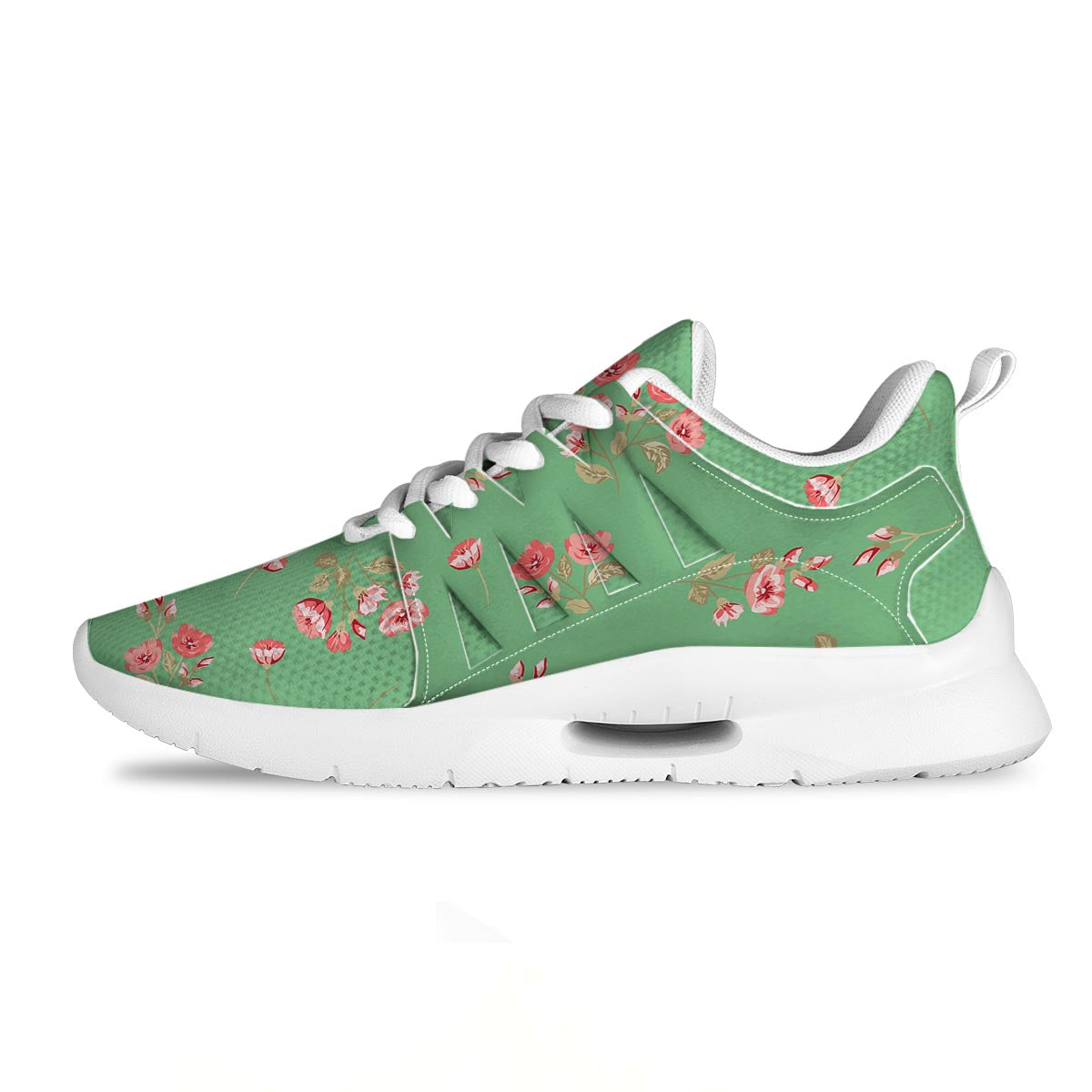 Rose Petals Print Pattern Tennis Shoes-grizzshop