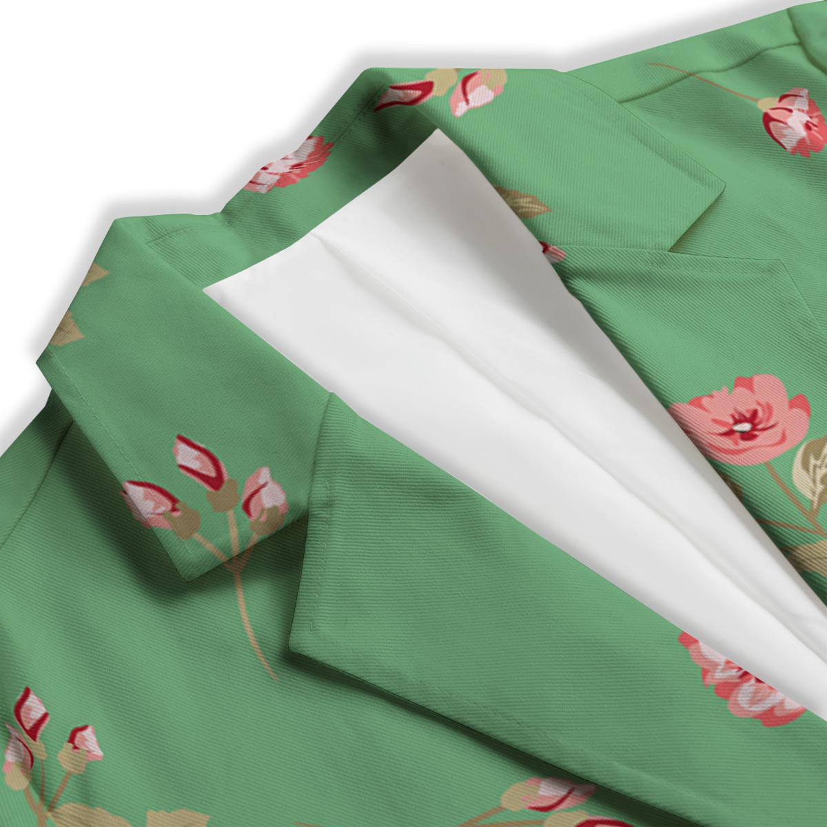 Rose Petals Print Pattern Women's Blazer-grizzshop