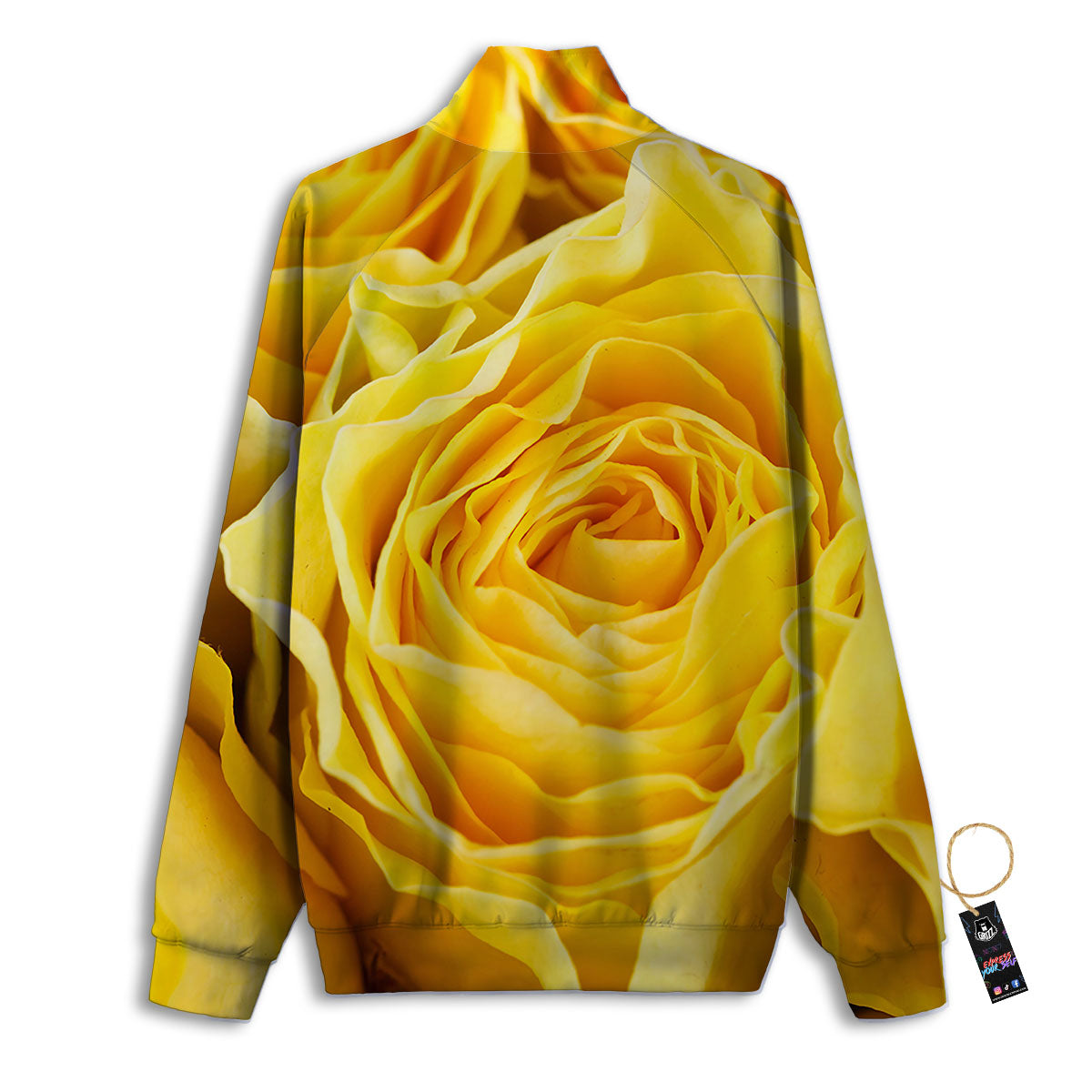 Rose Pink Print Pattern Track Jacket-grizzshop