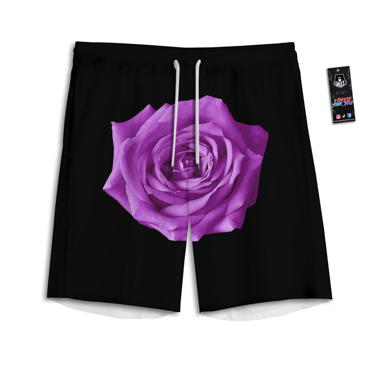 Shuriken Ninja Print Pattern Men's Athletic Shorts