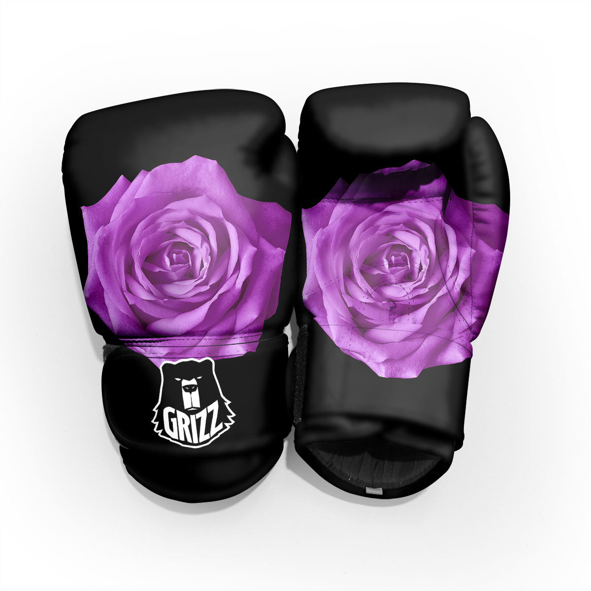 Rose Purple Dark Print Pro Boxing Glove
