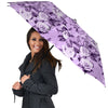 Rose Purple Print Pattern Umbrella-grizzshop