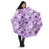 Rose Purple Print Pattern Umbrella-grizzshop