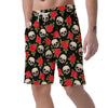 Rose Skull Men's Shorts-grizzshop