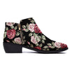 Rose Valentine's Day Print Pattern Ankle Boots-grizzshop