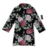 Rose Valentine's Day Print Pattern Bathrobe-grizzshop