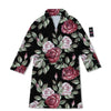 Rose Valentine's Day Print Pattern Bathrobe-grizzshop