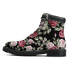 Rose Valentine's Day Print Pattern Boots-grizzshop