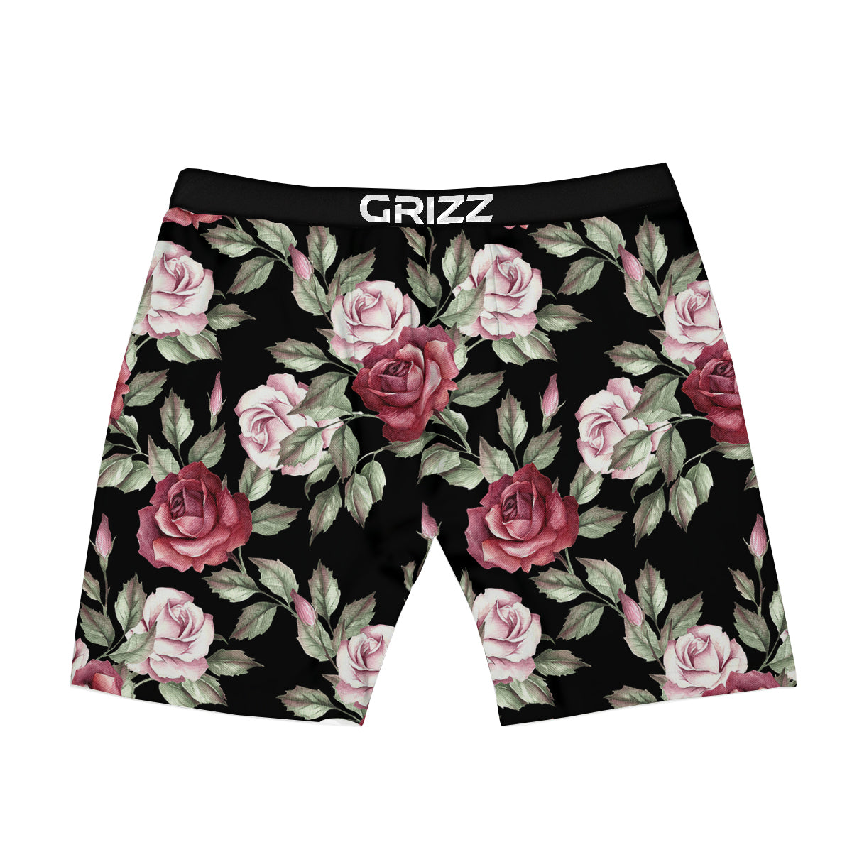 Rose Valentine's Day Print Pattern Boxer Briefs-grizzshop