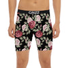 Rose Valentine's Day Print Pattern Boxer Briefs-grizzshop