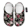 Rose Valentine's Day Print Pattern Clog-grizzshop