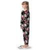 Rose Valentine's Day Print Pattern Kid's Pajamas-grizzshop