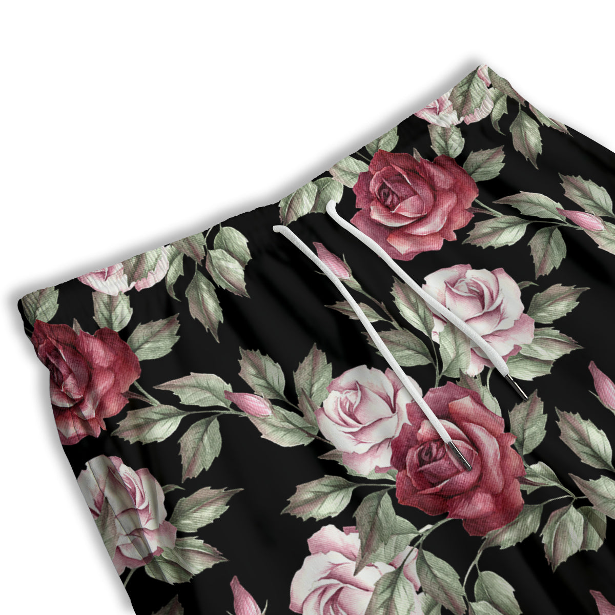 Rose Valentine's Day Print Pattern Men's Athletic Shorts