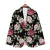 Rose Valentine's Day Print Pattern Men's Blazer-grizzshop