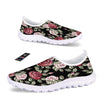 Rose Valentine's Day Print Pattern Nurse Shoes-grizzshop