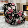 Rose Valentine's Day Print Pattern Recliner Slipcover-grizzshop