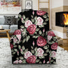 Rose Valentine's Day Print Pattern Recliner Slipcover-grizzshop