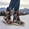 Rose Valentine's Day Print Pattern Snow Boots-grizzshop