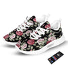 Rose Valentine's Day Print Pattern Tennis Shoes-grizzshop