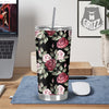 Rose Valentine's Day Print Pattern Tumbler-grizzshop