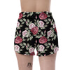 Rose Valentine's Day Print Pattern Women's Shorts-grizzshop