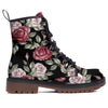 Rose Valentine's Day Print Pattern Work Boots-grizzshop