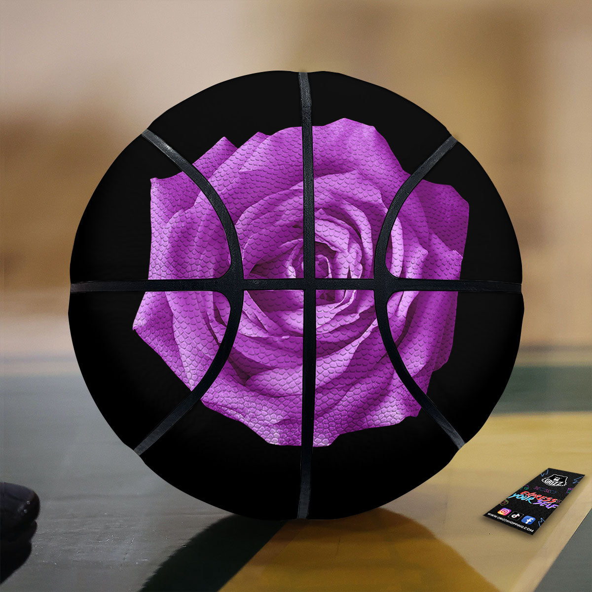Shuriken Ninja Print Pattern Basketball
