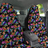 Roses Colorful Gradient Triangle Print Pattern Car Seat Covers-grizzshop