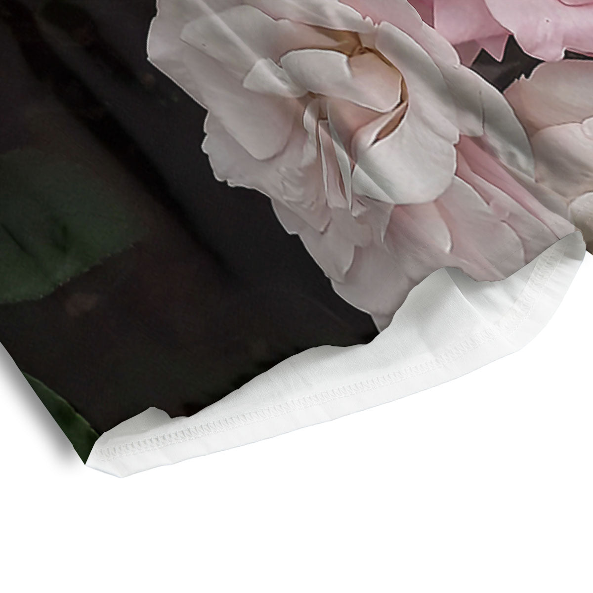 Roses Floral Retro Pink Print Men's Athletic Shorts