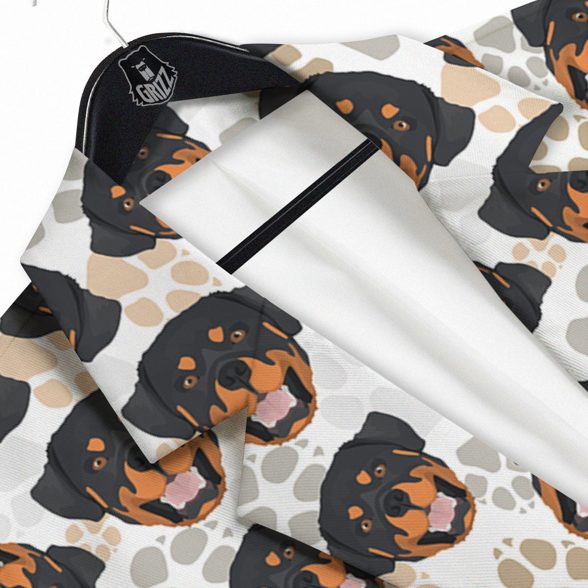 Rottweiler Print Pattern Men's Sport Coat-grizzshop