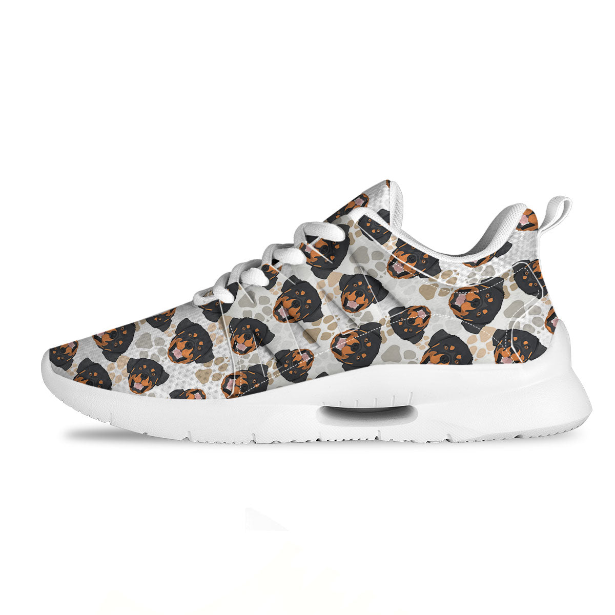 Rottweiler Print Pattern Tennis Shoes-grizzshop