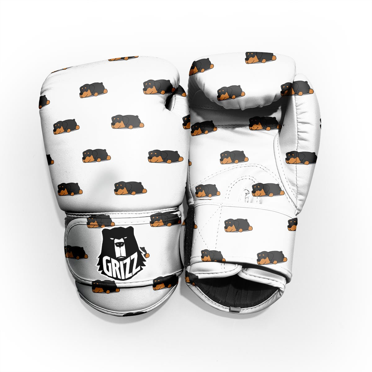 Rottweiler Sleeping Print Pattern Pro Boxing Glove