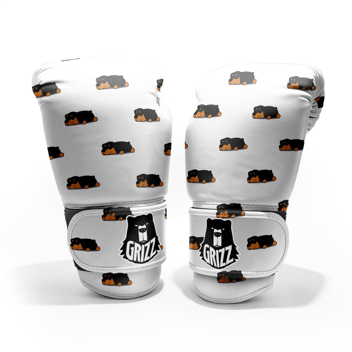 Rottweiler Sleeping Print Pattern Pro Boxing Glove