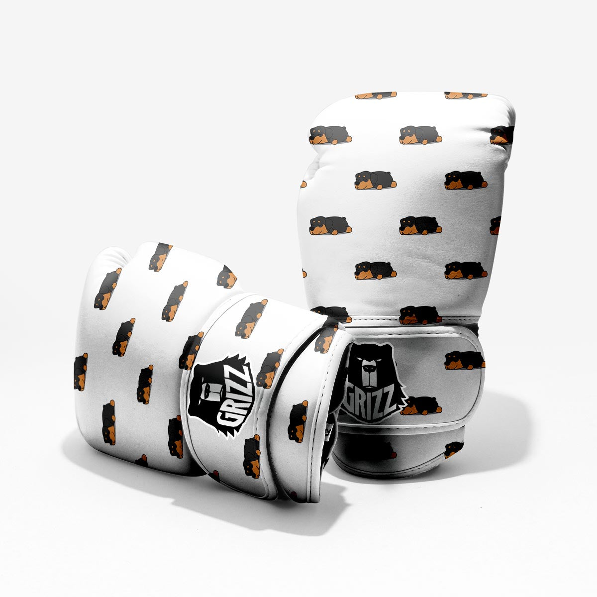 Rottweiler Sleeping Print Pattern Pro Boxing Glove