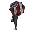 Rough American Flag Print Umbrella-grizzshop