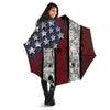 Rough American Flag Print Umbrella-grizzshop