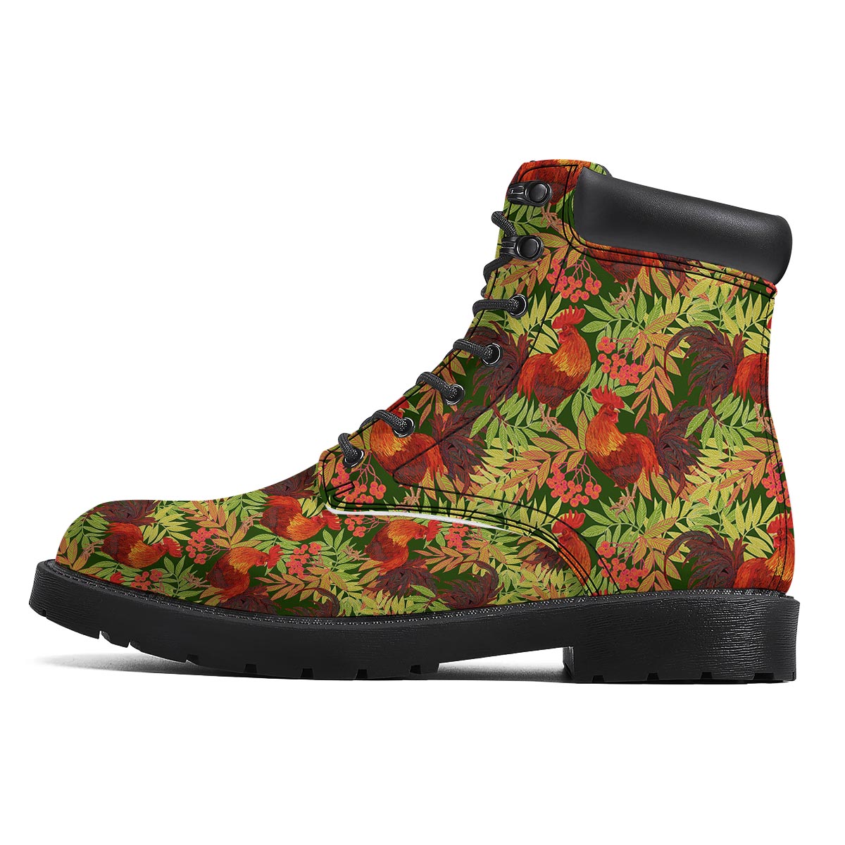 Rowan And Rooster Print Pattern Boots-grizzshop
