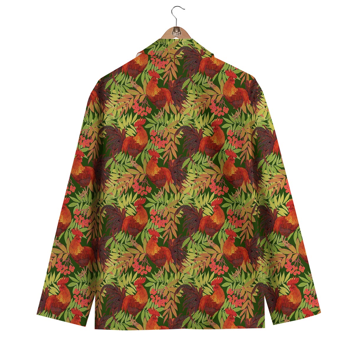 Rowan And Rooster Print Pattern Men's Blazer-grizzshop