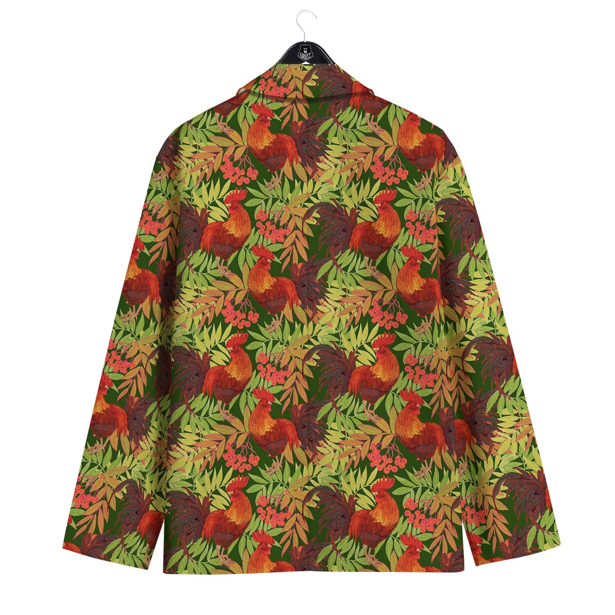 Rowan And Rooster Print Pattern Men's Sport Coat-grizzshop