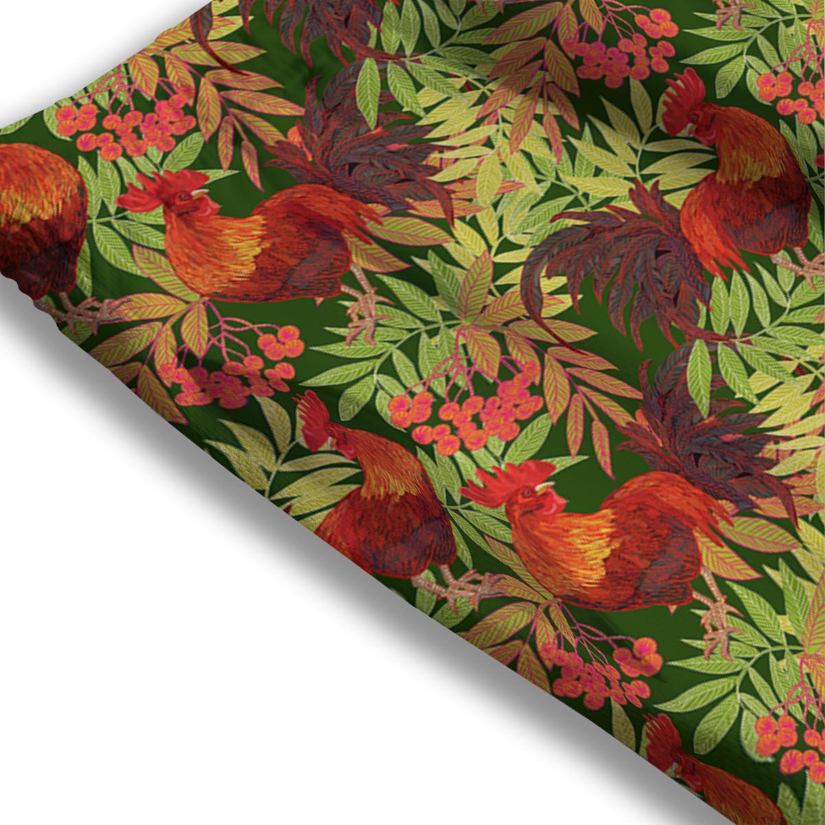 Rowan And Rooster Print Pattern Mesh Shorts