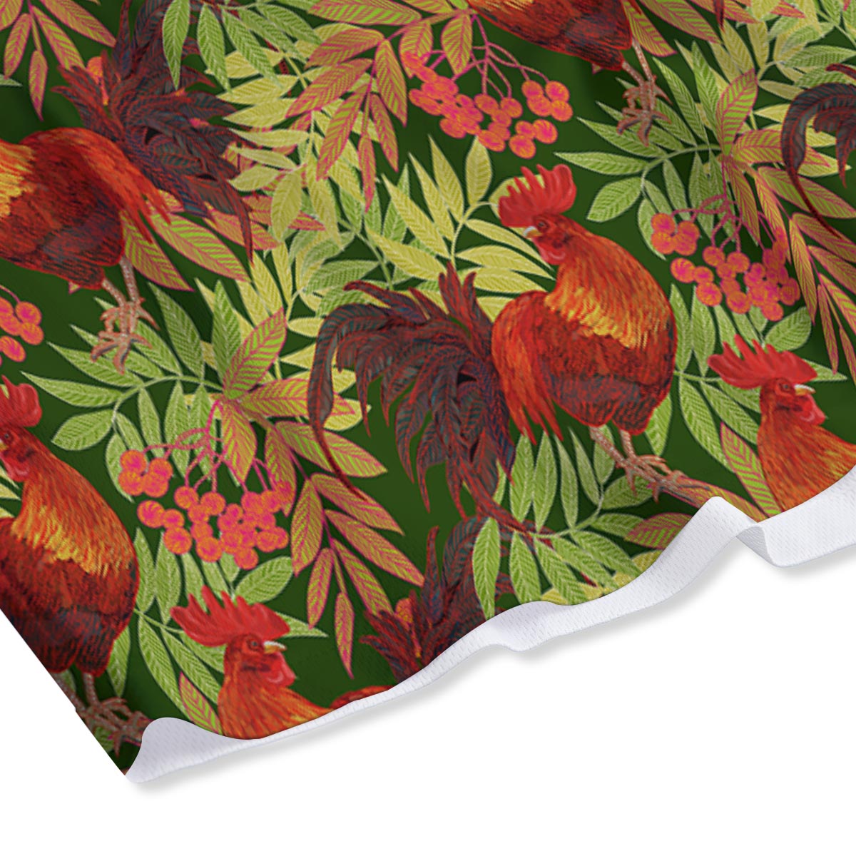 Rowan And Rooster Print Pattern Mesh Shorts